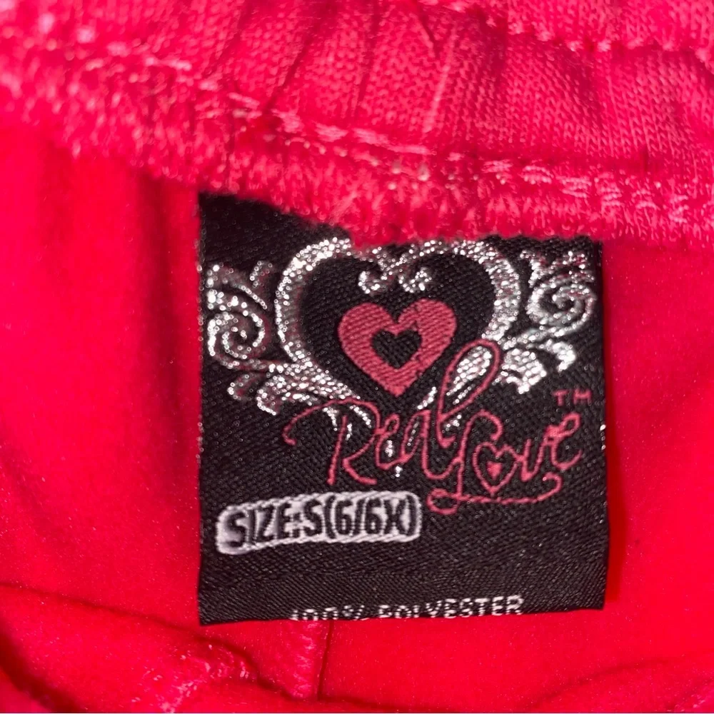NWT Girls Pink Super Soft & Warm Sweatpants, Just Like Hanes, Cuffed, 2 Pockets - Picture 2 of 8